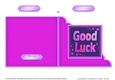 Good Luck - Cut and Fold Corner Card