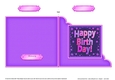 Happy Birthday - Cut and Fold Corner Card