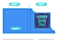 Happy Birthday - Cut and Fold Corner Card