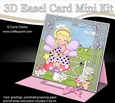 3D Easel Card Mini Kit - Cute Garden Girlz - Fairy Fiz
