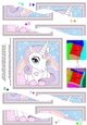 Cute Little Unicorn Wavy Spiral Side Stacker