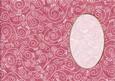 A5 Pretty Rose Swirls Card Front or Insert