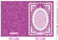 5 x 7 Pearls, Lace and Ribbon Plain Card Base