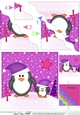 Christmas Penguin Felties - Wavey Corner Stacker