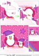 Christmas Penguin Felties - Wavey Corner Stacker