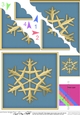 Christmas Snowflake - Scallop Corner side stacker Topper
