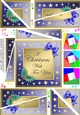Elegant Christmas Greeting - Twisted Spiral Side Stacker