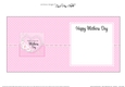 Mothers Day Flowers, Lace & Pearls square landscape insert