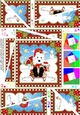 Christmas Twisted Spiral Side Stacker - Little Westie Dog