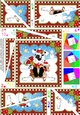 Christmas Twisted Spiral Side Stacker - Little Spotty Dog