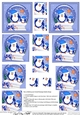 Christmas Penguins Snowglobe Twisted Pyramage sheet