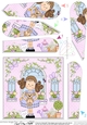 Rose Cottage Girlz Fan Pyramage Topper