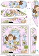Rose Cottage Girlz Fan Pyramage Topper
