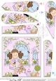 Rose Cottage Girlz Fan Pyramage Topper