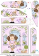 Rose Cottage Girlz Fan Pyramage Topper