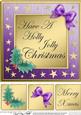 Elegant Christmas Greetings - 8 x 8 Quick Card Topper
