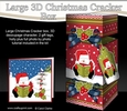 3D Large Christmas Cracker Box Mini Kit -  Snowman Oli reads an Xmas Story