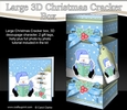 3D Large Christmas Cracker Box Mini Kit -  Snowman Oli reads an Xmas Story