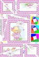Hunney Bear Rosie has a Flower - Twisted Spiral Side Stacker