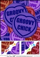 Groovy Chick Sweet Heart - 8 x 8 Scalloped corner Topper
