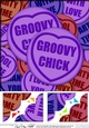 Groovy Chick Sweet Heart - 8 x 8 Scalloped corner Topper