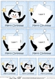 Cute Christmas Penguin - Twisted Tunnel Topper