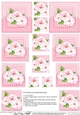 A Touch of Elegance Flowers Pearls and Lace - Pyramage sheet
