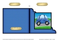 Funky Car with Graffiti Cut and Fold Corner Card