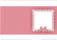 Square Pearls and Lace Card Front or Insert