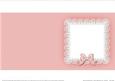 Square Pearls and Lace Card Front or Insert