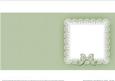 Square Pearls and Lace Card Front or Insert