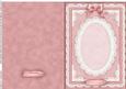 A5 Pearls, Lace and Ribbon Plain Card Base