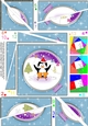 Cute Christmas Penguin- Twisted Spiral Side Stacker