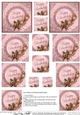 Roses and Metallic Lace - Pyramage sheet