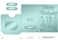 Elegant Metallic 18th Birthday Lottery Wallet Card