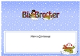 Large DL Merry Christmas to my BIG BROTHER insert with Snowman Rio