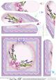 Bluebells Quick Card with Fan Pyramage Topper