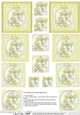 Dreamy Dragonflies & Daisies - Pyramage sheet