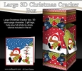 3D Large Christmas Cracker Box Mini Kit -  Snowman Rio has an Xmas Tree
