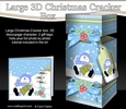 3D Large Christmas Cracker Box Mini Kit -  Snowman Rio has an Xmas Tree