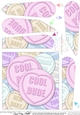 Cool Dude Sweet Heart - Fan Pyramage Topper