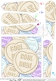 Cool Dude Sweet Heart - Fan Pyramage Topper