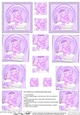 Cute Christmas Elephant Snowglobe Twisted Pyramage sheet