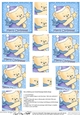 Cute Hunney Bear Robert has a Christmas Star - Twisted Pyramage sheet
