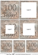 100 Today! Set in Stone Tunnel Topper