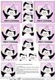 Cute Christmas Penguin - Pyramage sheet