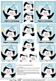 Cute Christmas Penguin - Pyramage sheet