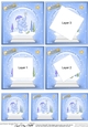 Cute Christmas Elephant - Snowglobe Twisted Tunnel Topper
