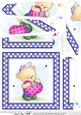 Robert's Heart Quick Card with Fan Pyramage Topper