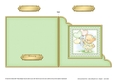 Hunney Bear Rosie has Pretty Balloons  - Cut and Fold Corner Card 